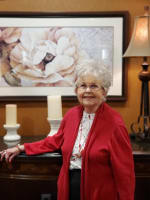 Lois, resident at Merrill Gardens at Green Valley Ranch in Henderson, Nevada. 