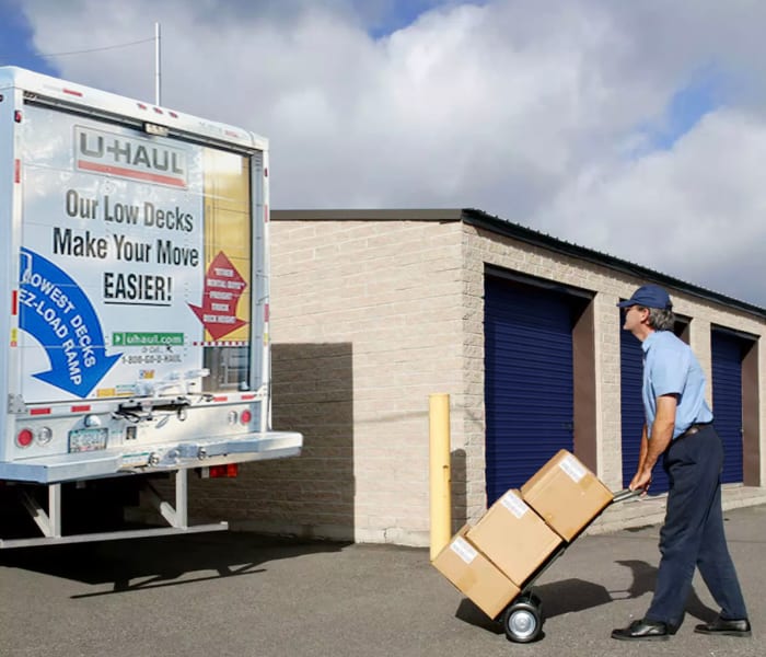 Midgard Self Storage in Murfreesboro, Tennessee, has moving trucks for rent