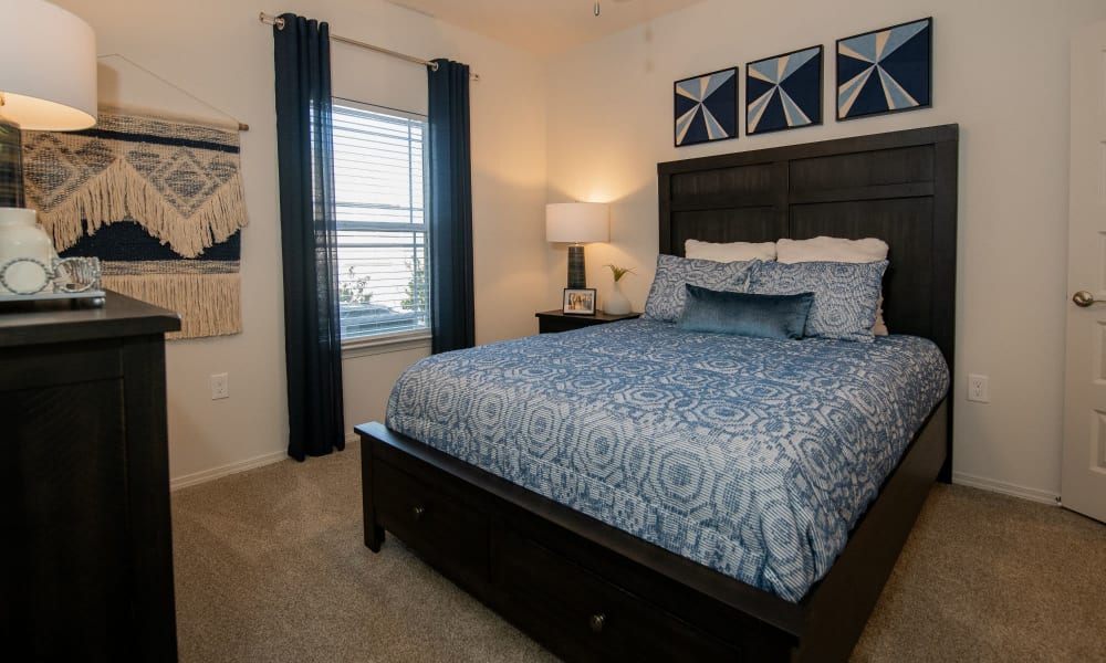 Bedroom at Center 301 Apartments in Belton, Missouri