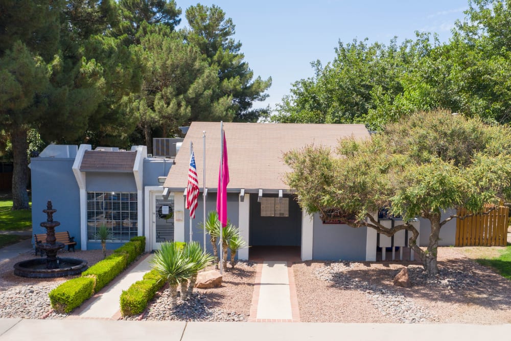 Rental office at La Privada Apartments in El Paso, Texas