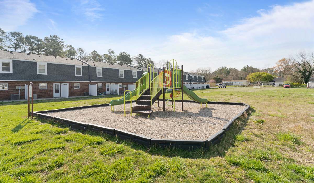 playground equipment at Misty Pines Apartments in Ashland, Virginia