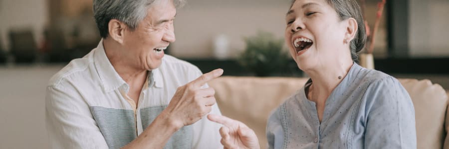 Residents engaging in conversation in a common area at Montello Care Center in Montello, Wisconsin