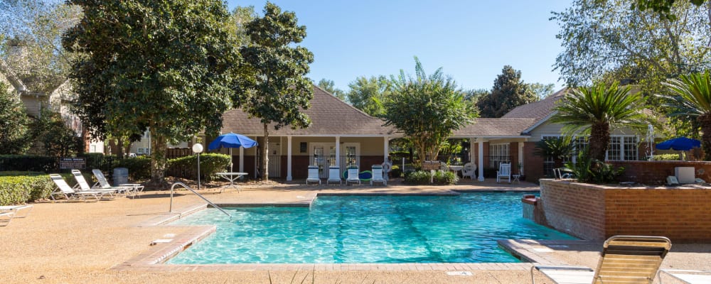 The community swimming pool at Arbor Gates in Fairhope, Alabama
