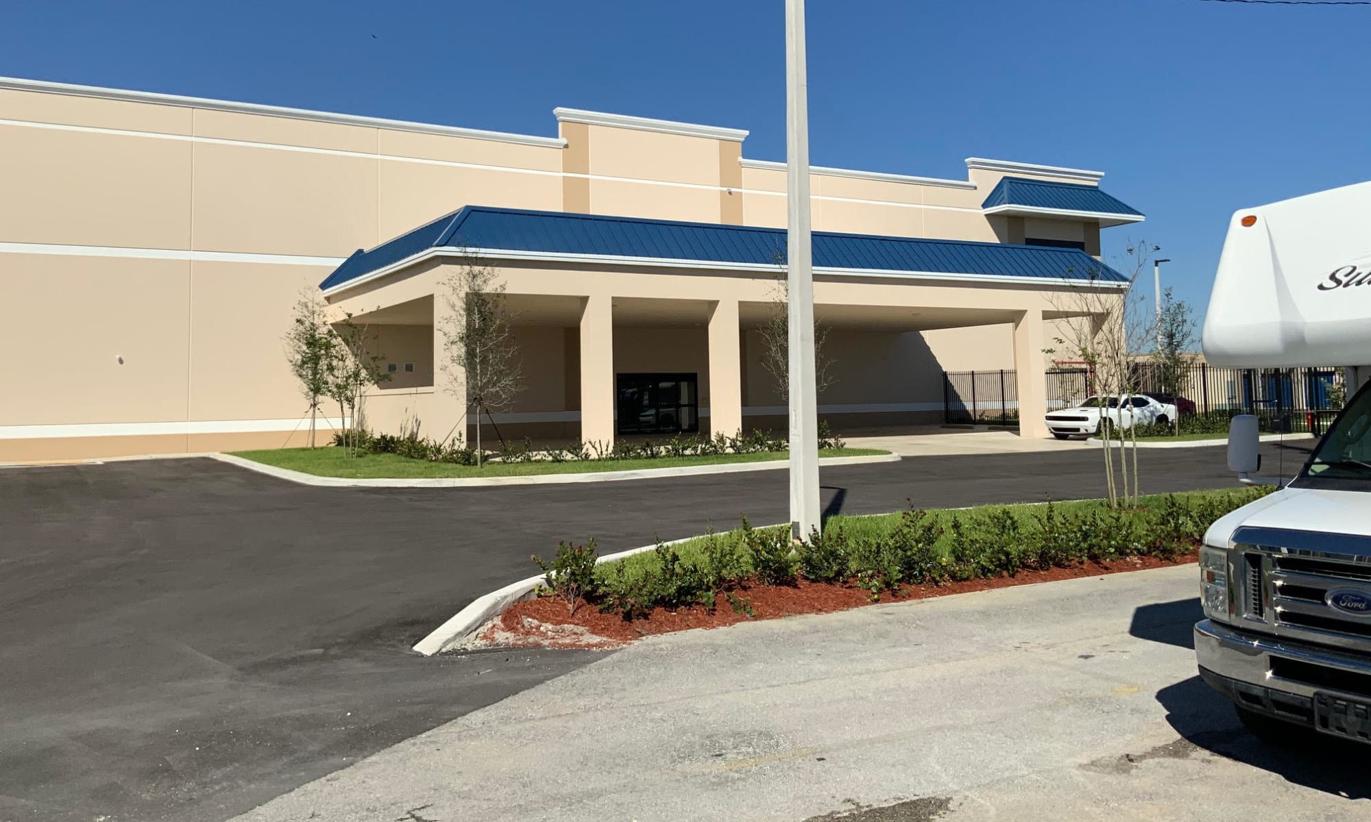 Exterior of Pompano Beach, Florida near Top Self Storage