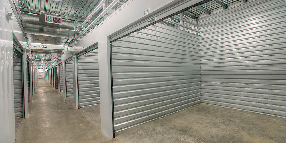 Open interior units at StorQuest Self Storage in Federal Way, Washington