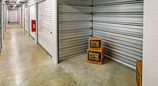 Climate controlled units at Metro Self Storage in Newtown Square, PA