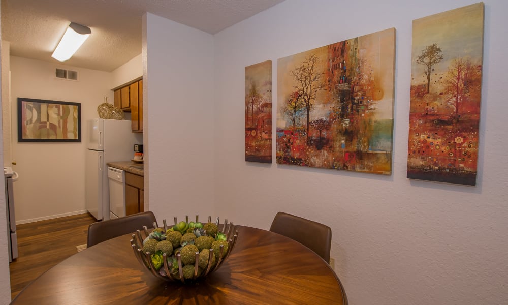 Dining room at Windsail Apartments in Tulsa, Oklahoma