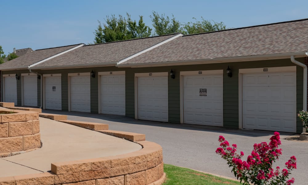 Garage parking at Cross Timber in Oklahoma City, Oklahoma