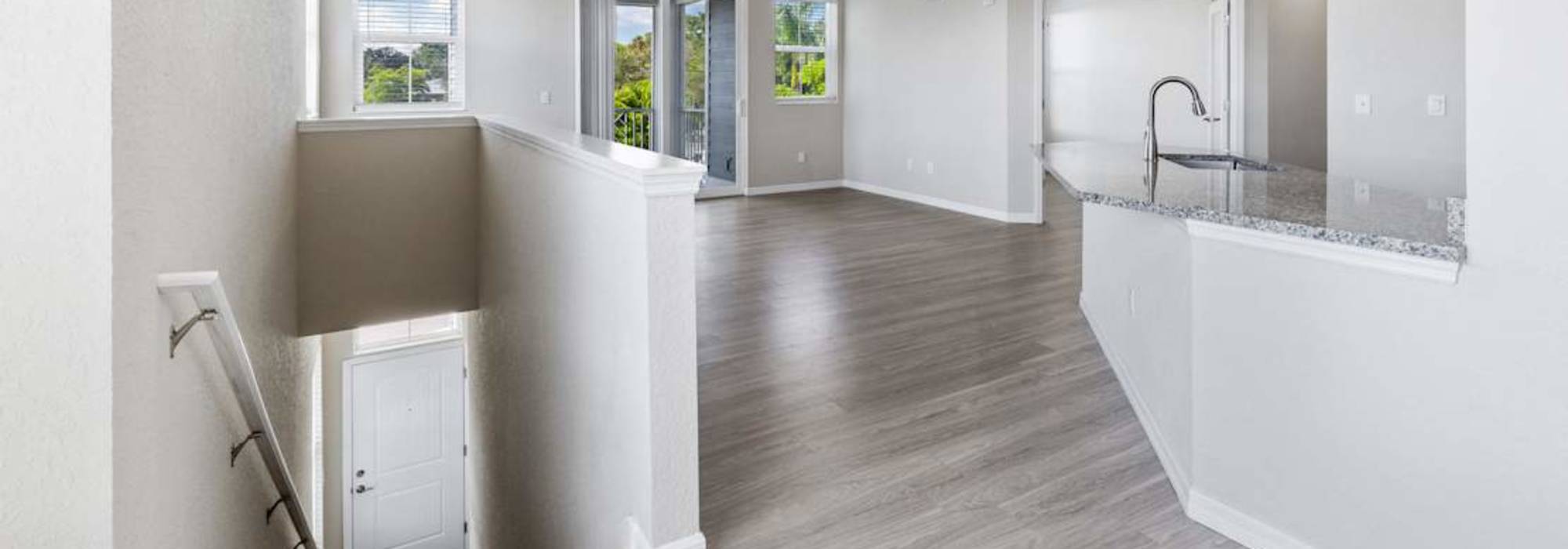 Studio apartment in the first level at The Bergamot Apartments On 780 in Sarasota, Florida