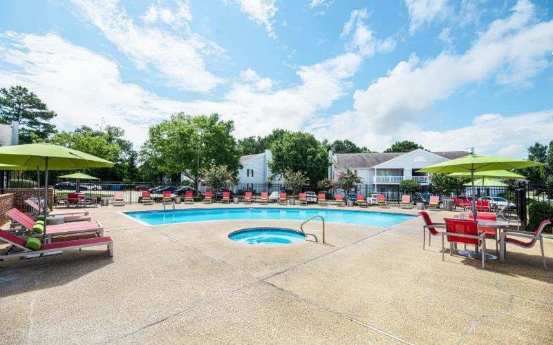 Pool at Bradford Place Apartments in Byram, Mississippi