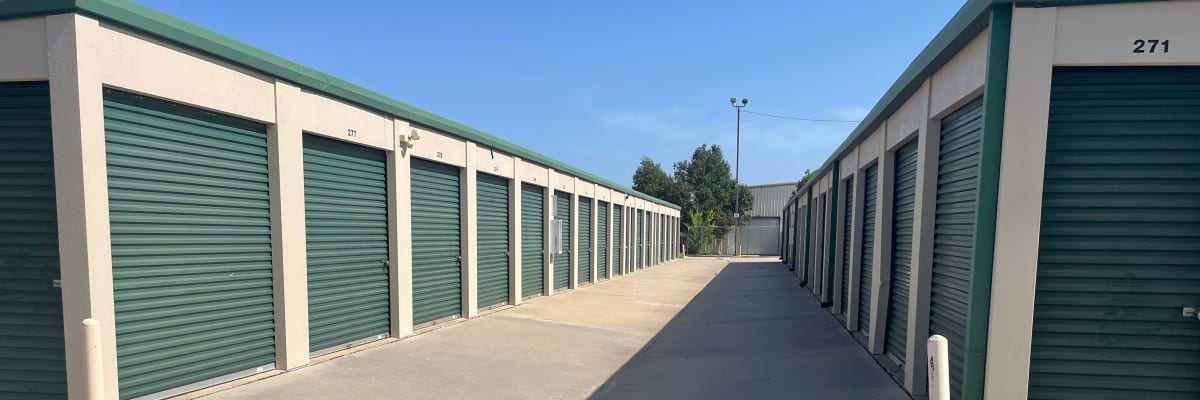 Unit size guide from KO Storage in Del City, Oklahoma
