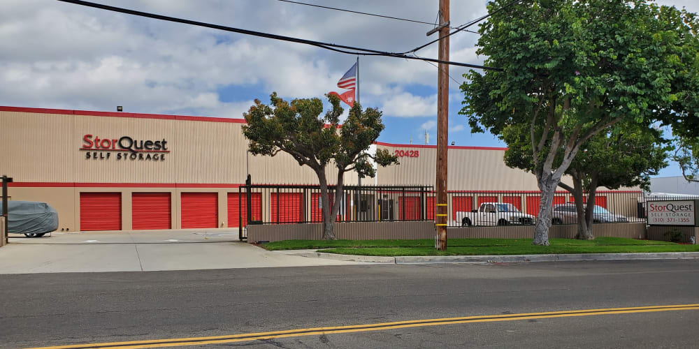Exterior of StorQuest Self Storage in Torrance, California