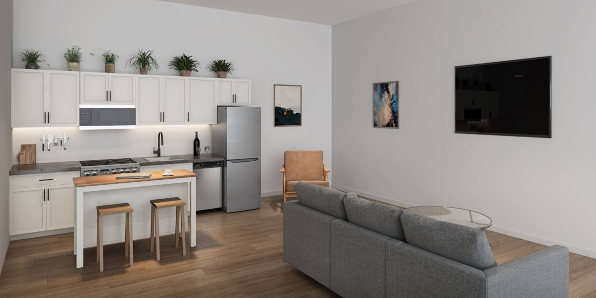 Interior of a unit at Woodland Flats in Gresham, Oregon