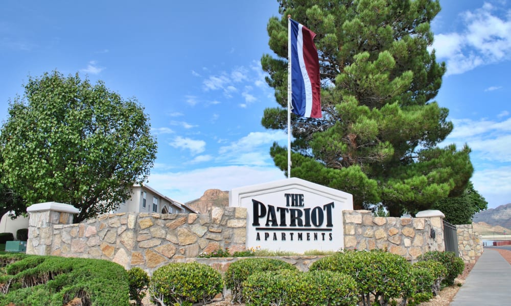 Exterior at The Patriot Apartments in El Paso, Texas