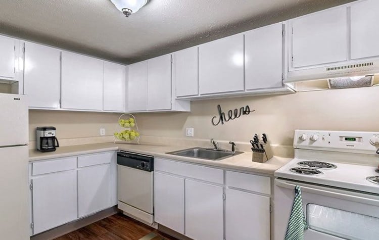 Full-equipped kitchen at Park Place of South Park in South Park, PA