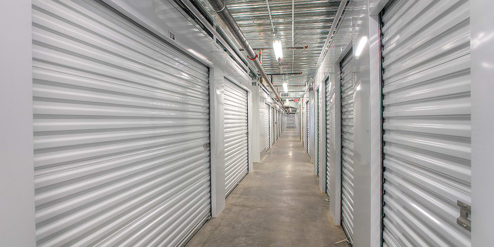 Indoor climate controlled units at StorQuest Self Storage in Aurora, Colorado