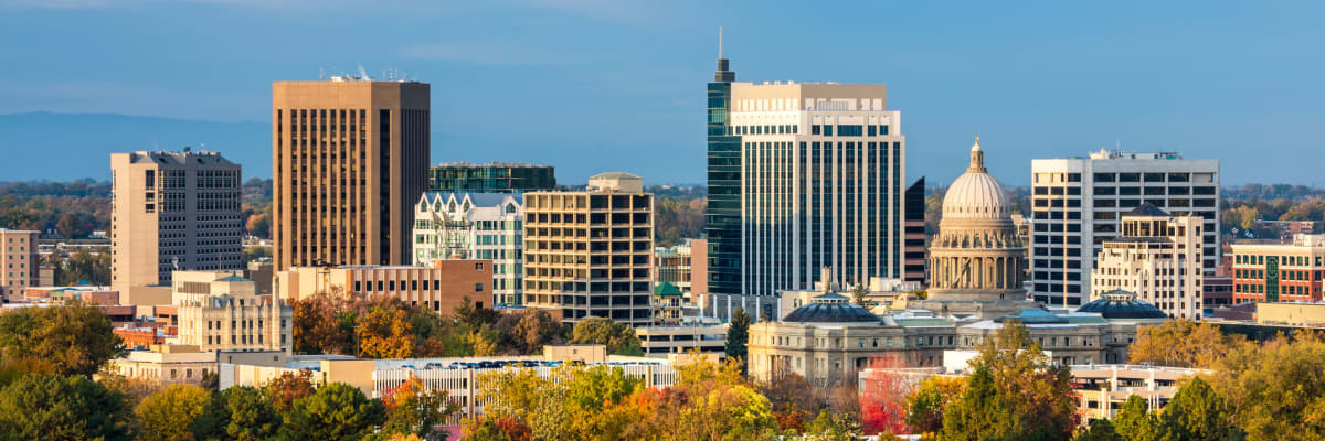 Downtown skyline in Everett, Washington