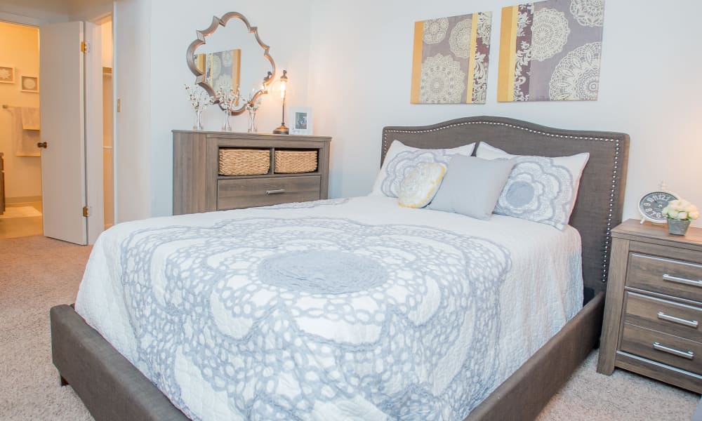 Bedroom at The Greens of Bedford in Tulsa, Oklahoma