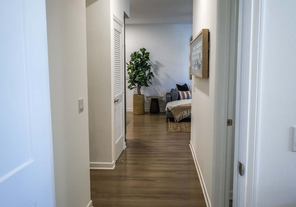 Hallway at The Courtyards Pacific Village in San Diego, California