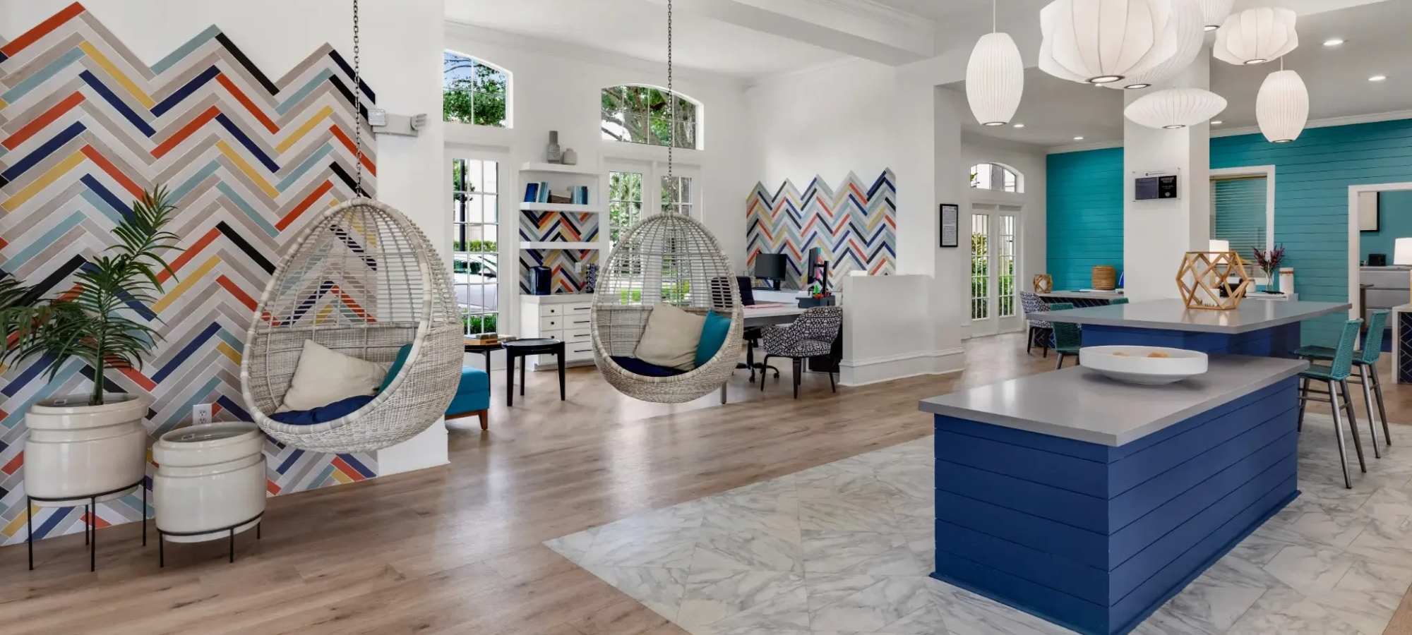 Clubhouse at Harbortown Luxury Apartments in Orlando, Florida