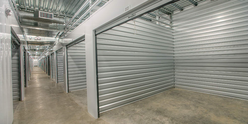 Indoor climate controlled units at StorQuest Self Storage in North Miami Beach, Florida