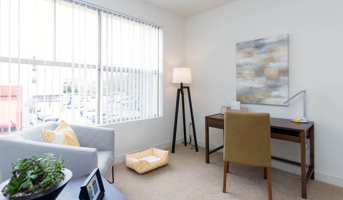 Apartment interior at 1010 Pacific in Santa Cruz, California