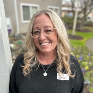 Katrina Day, Memory Care Administrator at Silver Creek Senior Living in Woodburn, Oregon. 