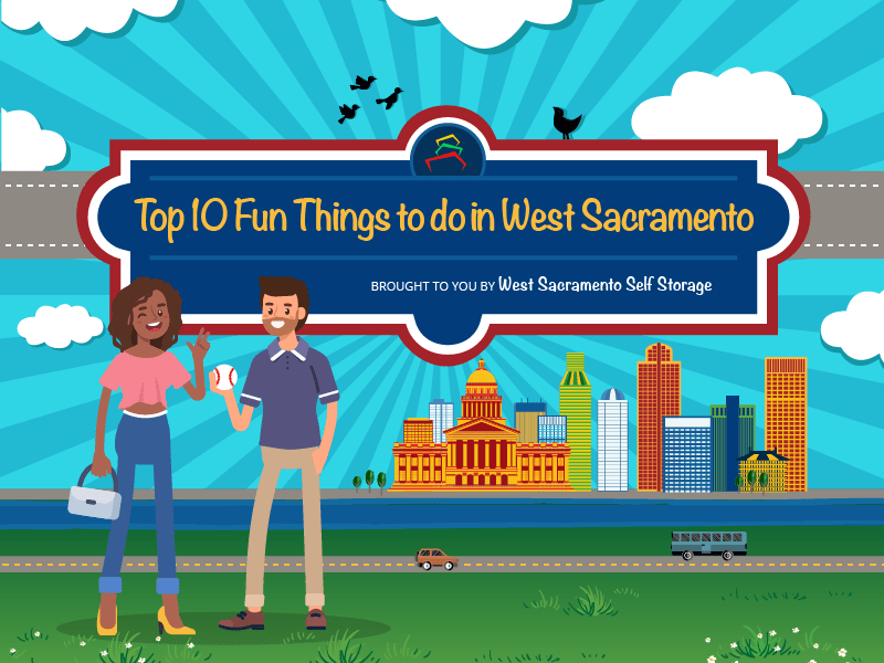 View the Top 10 things to do surrounding West Sacramento Self Storage.