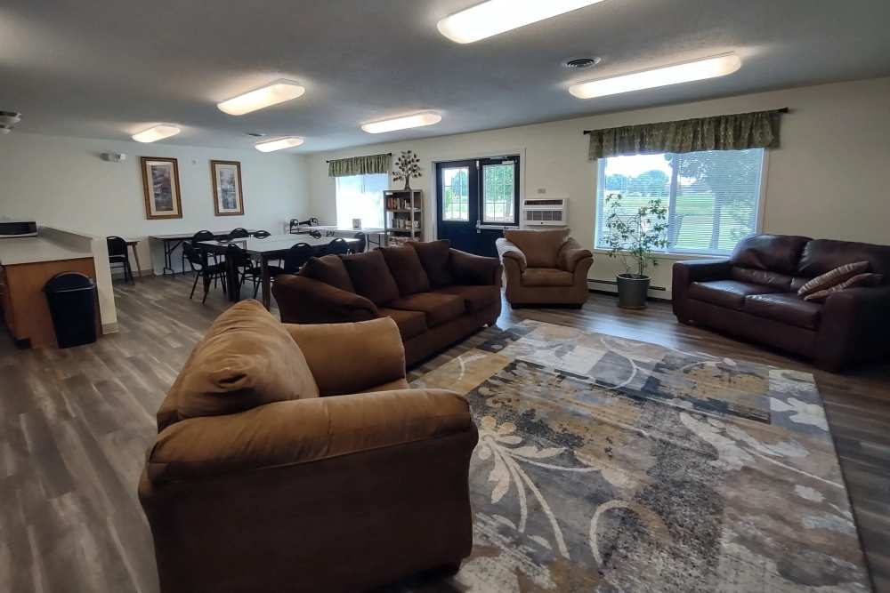 Community common area at Willow Creek Apartments in Escanaba Michigan