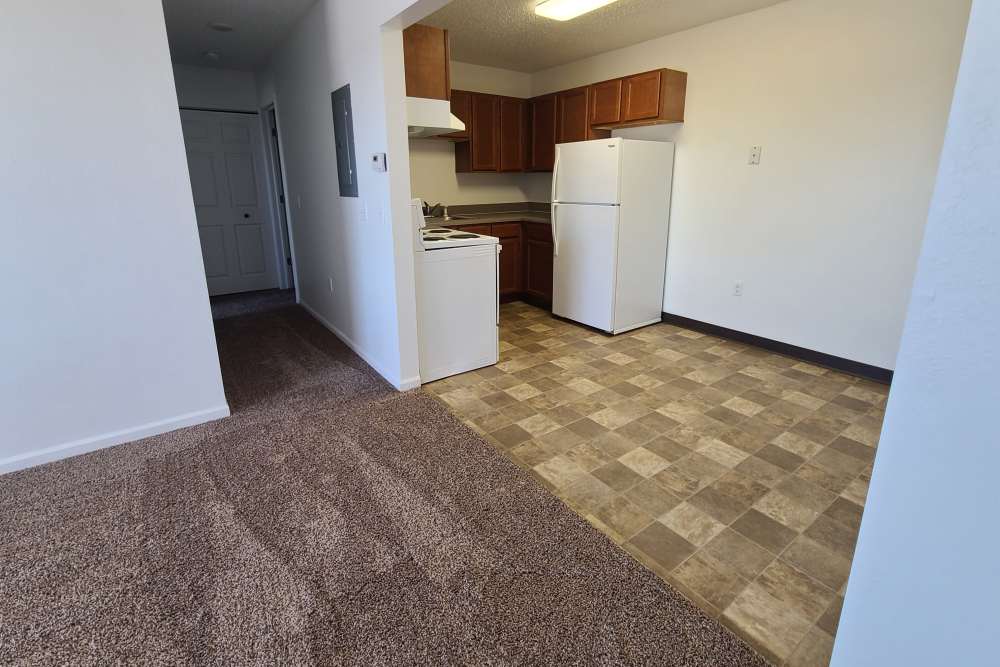 Modern kitchen at Manistique Lakeview in Manistique, Michigan