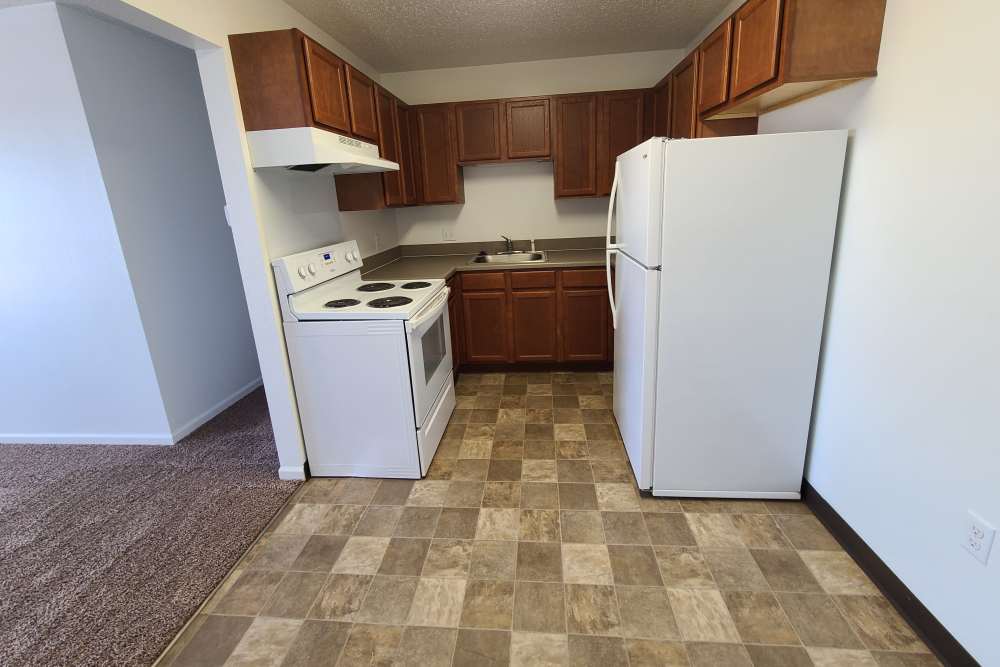 Kitchen at Manistique Lakeview in Manistique, Michigan