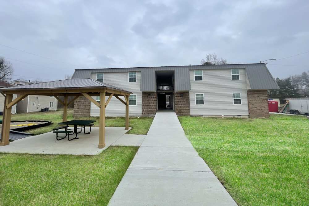A charming view of the community at Royal Oaks in Smithville, Tennessee