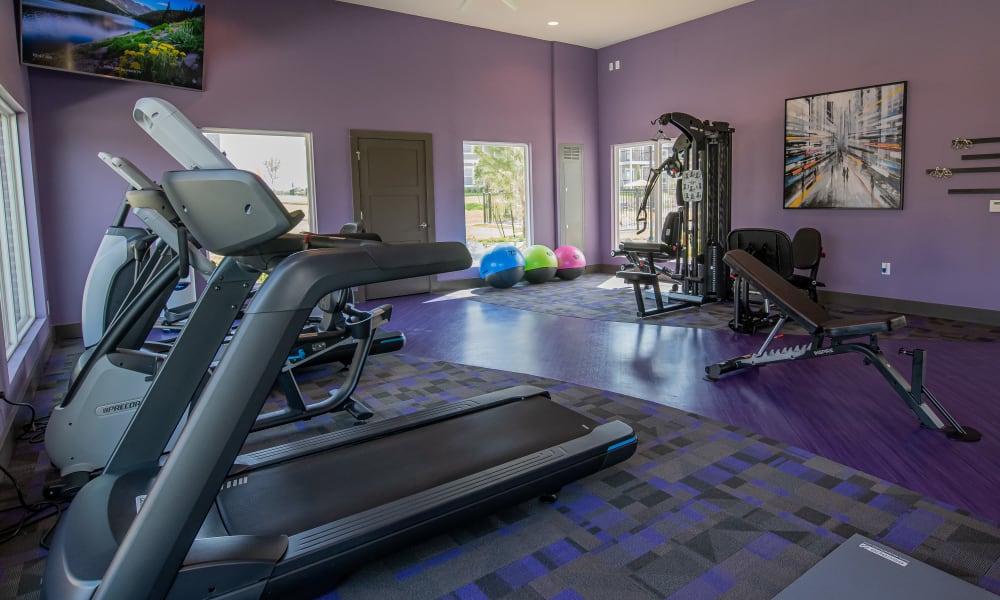 Gym at Cottages at Crestview in Wichita, Kansas