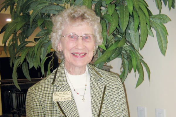 Jane Jennings at Willow Creek Gracious Retirement Living in Chesapeake, Virginia