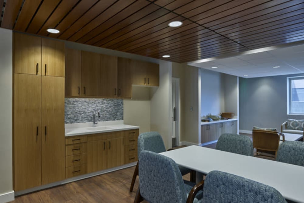 Community area for residents at Hale O Meleana in Honolulu, Hawaii