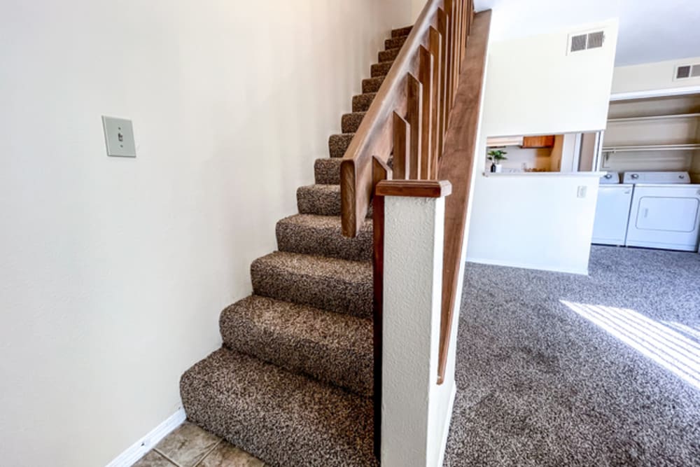 Stairs at Stonehaven Apartments in Hazelwood,Missouri