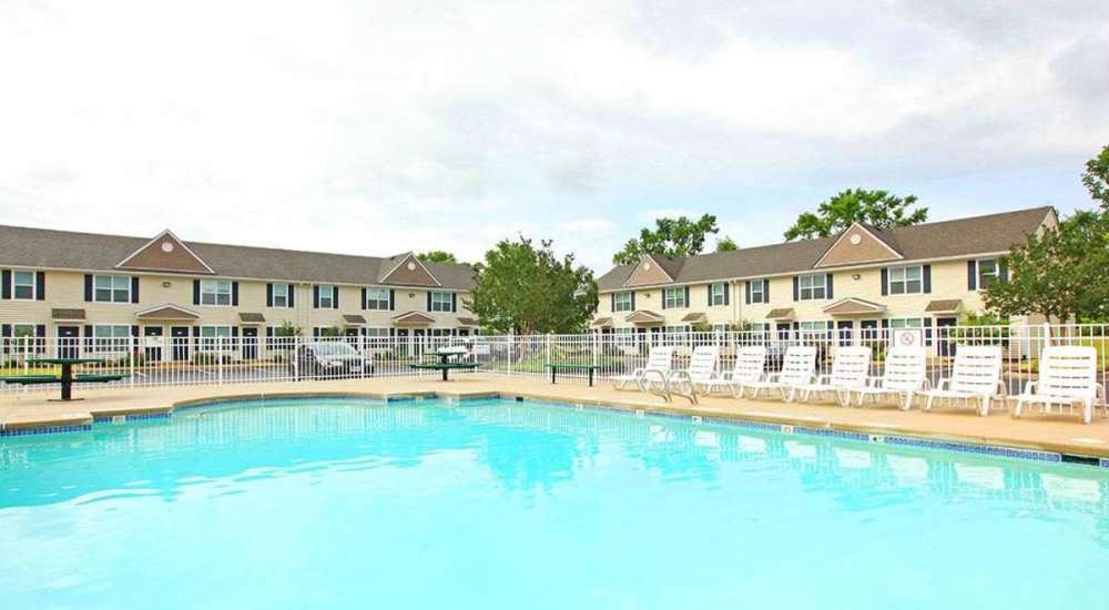 Community swimming pool at Maplewood in Chesapeake, Virginia