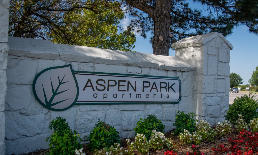 Exterior at Aspen Park Apartments in Wichita, Kansas