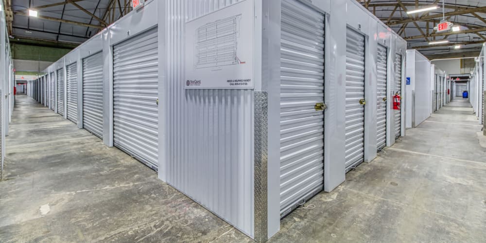 Indoor climate controlled units at StorQuest Express in Ave Maria, Florida