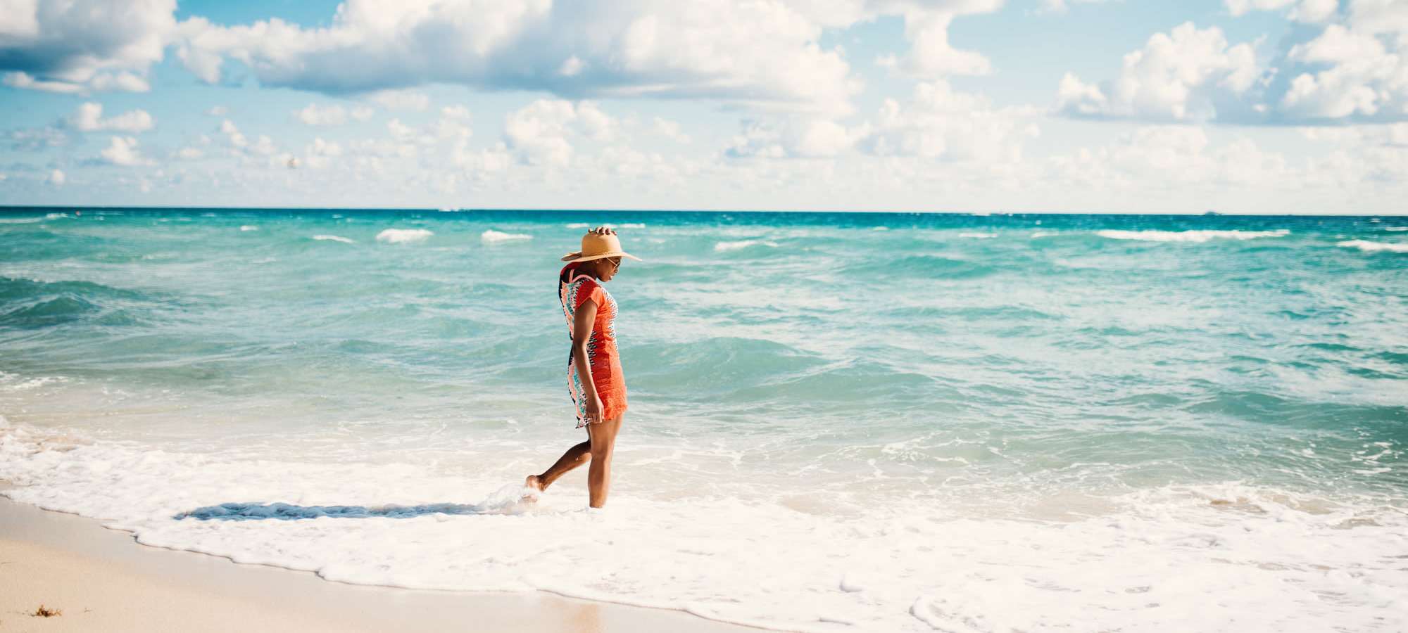 Beach view at Bayside Villa Apartments in South Pasadena, Florida