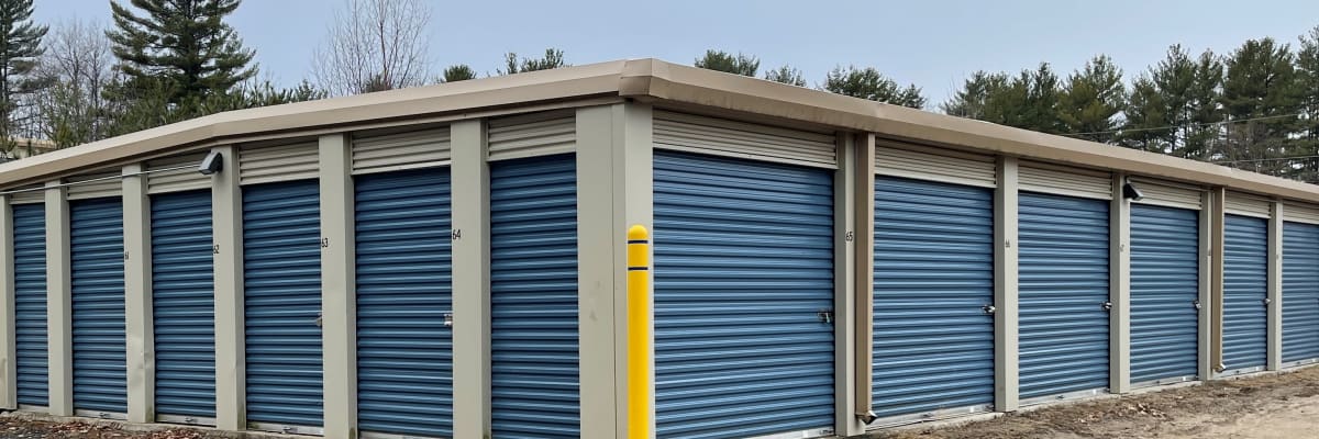 Unit size guide from KO Storage in Naples, Maine