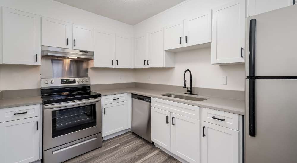 Stainless-steel appliances at The Links in Chattanooga, Tennessee