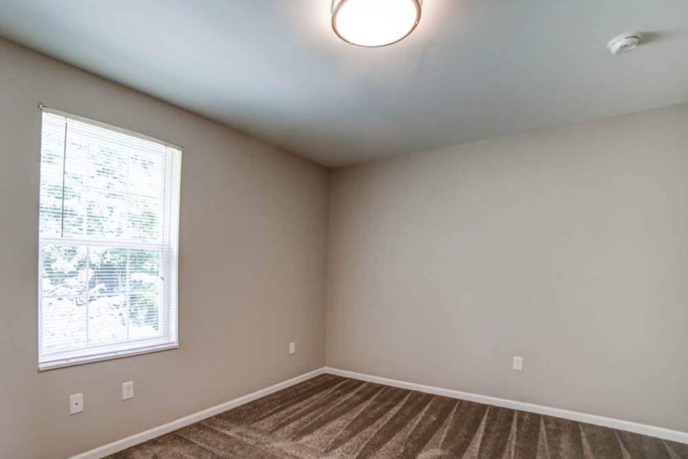 Well-lit townhome bedroom at Dawn Ridge in Carlisle, Pennsylvania