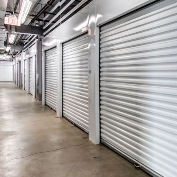 Climate controlled indoor storage units at StorQuest Self Storage in Indio, California