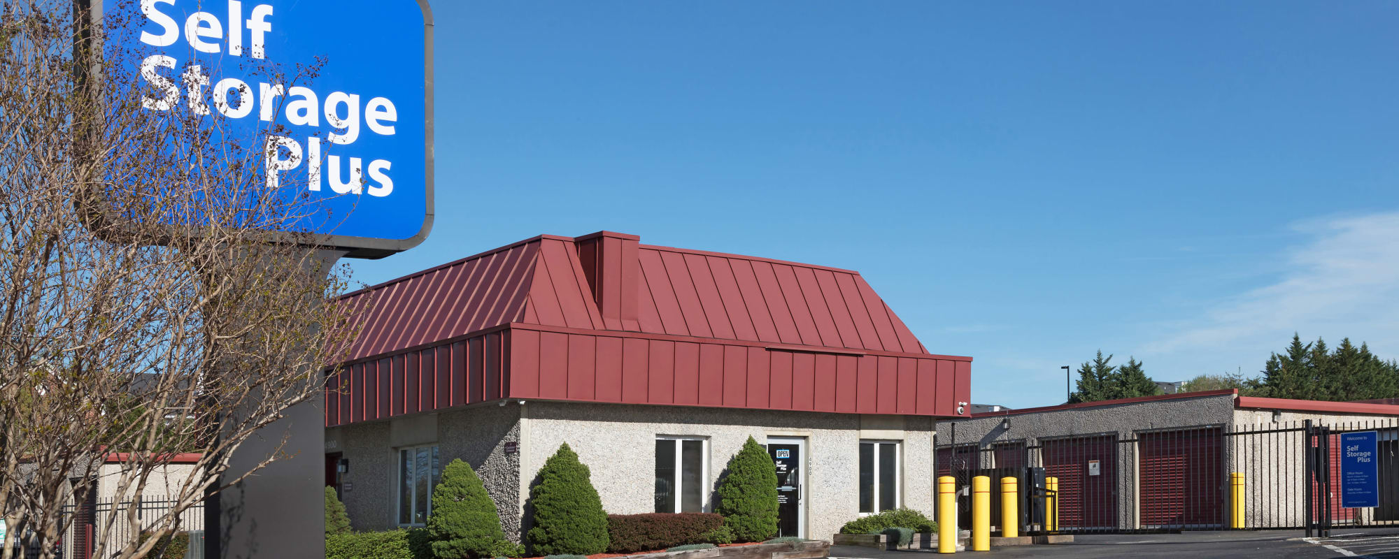 View of facility at Self Storage Plus in Alexandria, VA
