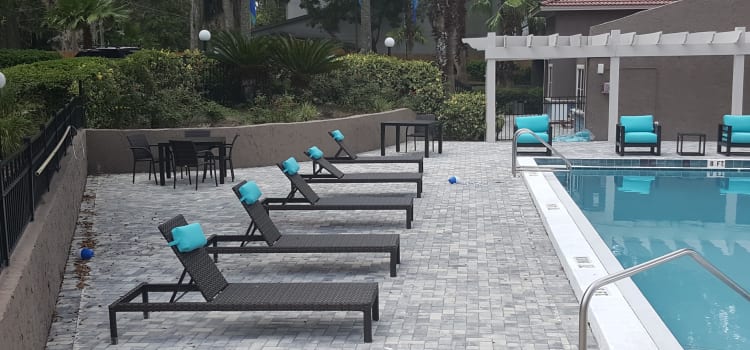 Swimming pool at Pier 5350 in Jacksonville, Florida