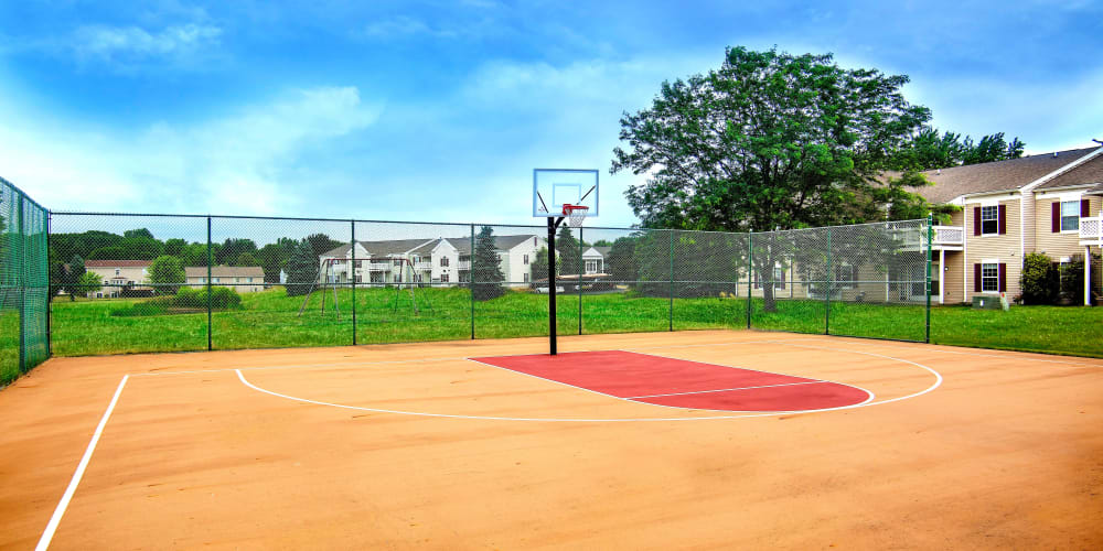 basketball court at 1820 South Apartments in Mount Pleasant, Michigan