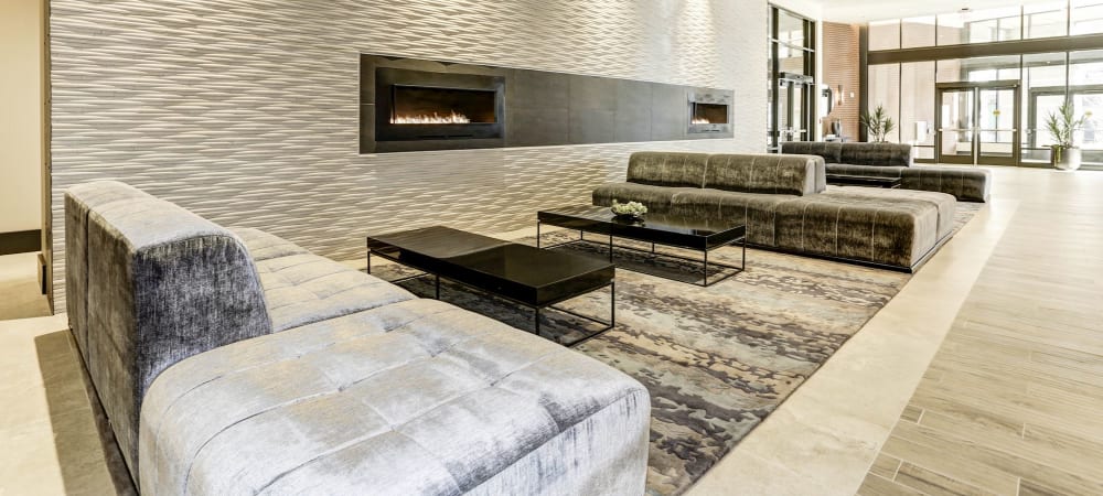 Gorgeous community lounge in The Met Rockville in Rockville, Maryland