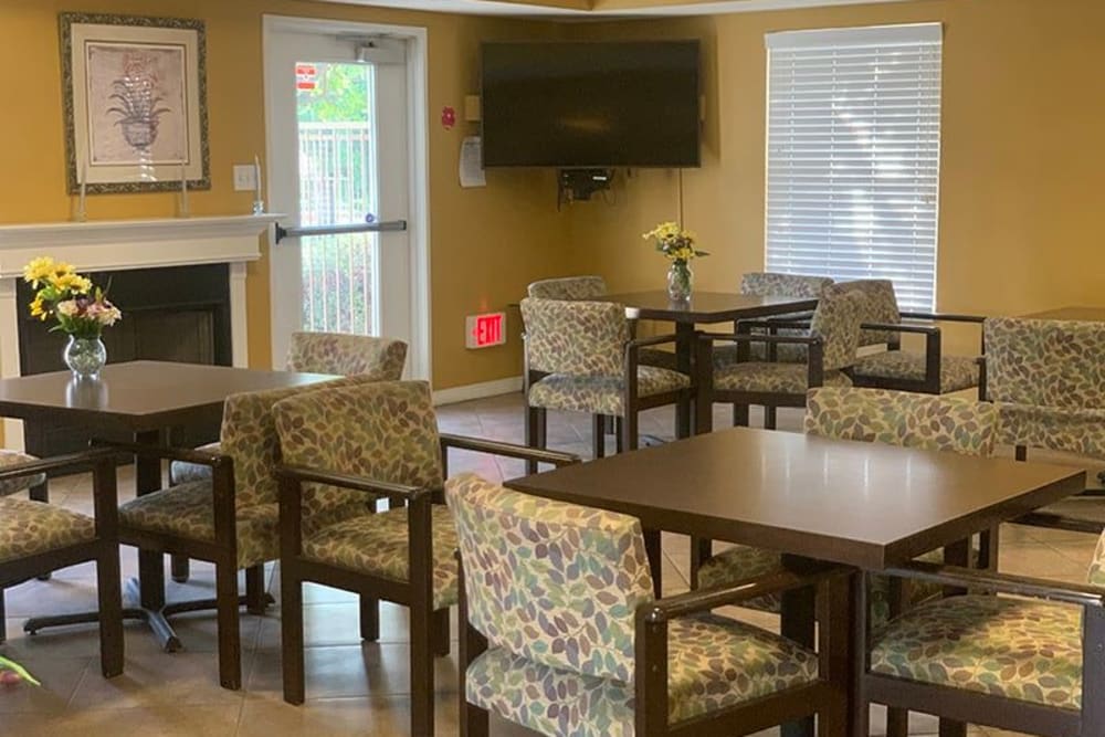 Community clubhouse at Serenity Villas in Pomona, California