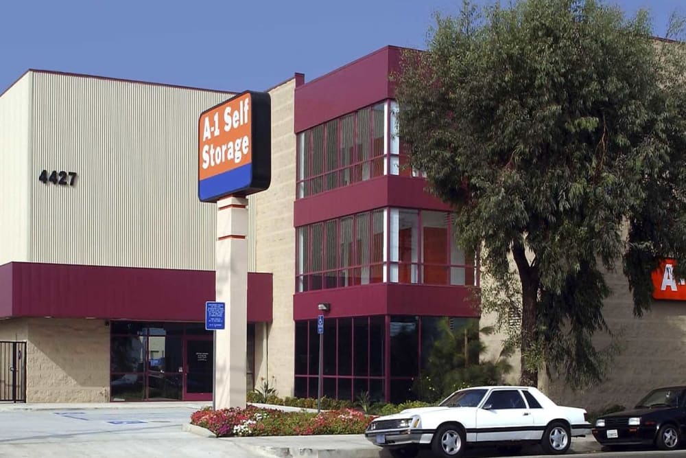 Outside of A-1 Self Storage in Glendale, California